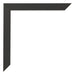 Photo Frame 30x30cm Black Woodgrain MDF Bologna Detail Corner | Yourdecoration.co.uk