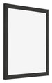 Photo Frame 30x30cm Black Woodgrain MDF Bologna Front Oblique | Yourdecoration.co.uk