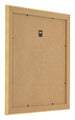 Photo Frame 30x30cm Gold Vintage MDF Pisa Back Oblique | Yourdecoration.co.uk