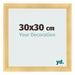 Photo Frame 30x30cm Gold Vintage MDF Pisa Front Size | Yourdecoration.co.uk