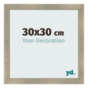 Photo Frame 30x30cm Gold Vintage MDF Pisa Front Size | Yourdecoration.co.uk