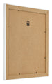 Photo Frame 30x30cm White Vintage MDF Pisa Back Oblique | Yourdecoration.co.uk