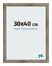 Photo Frame 30x40 cm Metal Vintage MDF Bologna Front Size | Yourdecoration.co.uk