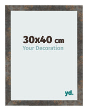 Photo Frame 30x40 cm Oxidized Metal MDF Bologna Front Size | Yourdecoration.co.uk