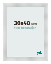 Photo Frame 30x40cm Aluminum Brushed MDF Pisa Front Size | Yourdecoration.co.uk