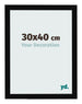 Photo Frame 30x40cm Black High Gloss MDF Bologna Front Size | Yourdecoration.co.uk