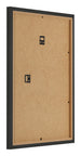 Photo Frame 30x40cm Black Woodgrain MDF Bologna Back Oblique | Yourdecoration.co.uk