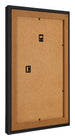 Photo Frame 30x40cm Black Woodgrain MDF Lazio Back Oblique | Yourdecoration.co.uk
