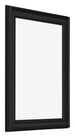 Photo Frame 30x40cm Black Woodgrain MDF Lazio Front Oblique | Yourdecoration.co.uk