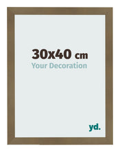 Photo Frame 30x40cm Bronze Design MDF Bologna Front Size | Yourdecoration.co.uk