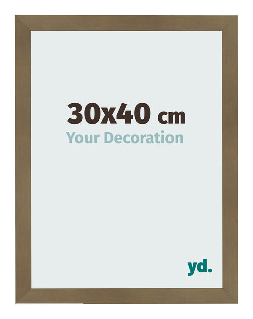 Photo Frame 30x40cm Bronze Design MDF Bologna Front Size | Yourdecoration.co.uk