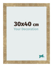 Photo Frame 30x40cm Gold Antique MDF Bologna Front Size | Yourdecoration.co.uk