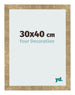 Photo Frame 30x40cm Gold Antique MDF Bologna Front Size | Yourdecoration.co.uk