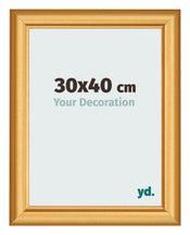 Photo Frame 30x40cm Gold Matte MDF Lazio Front Size | Yourdecoration.co.uk