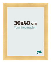 Photo Frame 30x40cm Gold Vintage MDF Pisa Front Size | Yourdecoration.co.uk