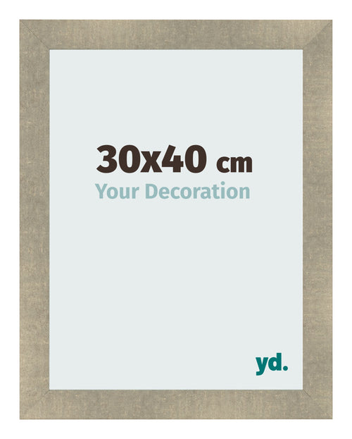 Photo Frame 30x40cm Gold Vintage MDF Pisa Front Size | Yourdecoration.co.uk