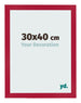 Photo Frame 30x40cm Red MDF Bologna Front Size | Yourdecoration.co.uk