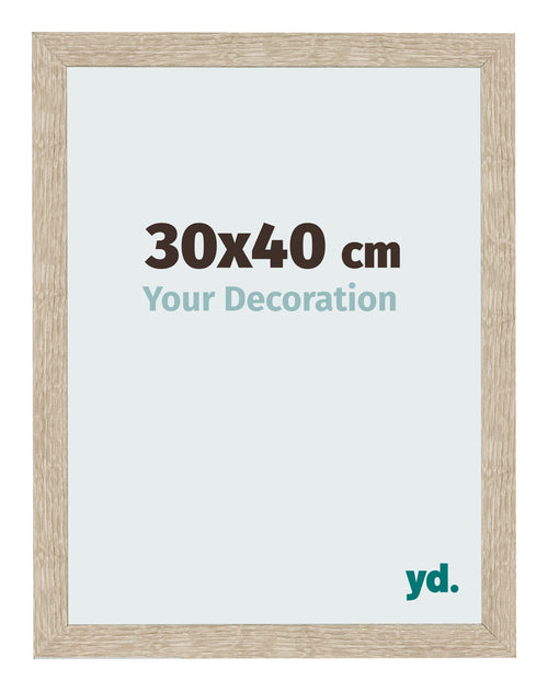 Photo Frame 30x40cm Sonoma Oak MDF Bologna Front Size | Yourdecoration.co.uk