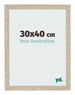 Photo Frame 30x40cm Sonoma Oak MDF Bologna Front Size | Yourdecoration.co.uk