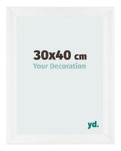 Photo Frame 30x40cm White Vintage MDF Pisa Front Size | Yourdecoration.co.uk
