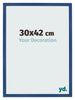 Photo Frame 30x42 cm Dark Blue MDF Bologna Front Size | Yourdecoration.co.uk