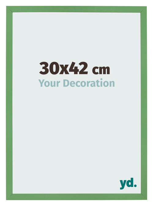 Photo Frame 30x42 cm Green MDF Bologna Front Size | Yourdecoration.co.uk