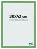 Photo Frame 30x42 cm Green MDF Bologna Front Size | Yourdecoration.co.uk