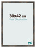 Photo Frame 30x42 cm Oxidized Metal MDF Bologna Front Size | Yourdecoration.co.uk