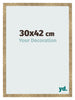 Photo Frame 30x42cm Gold Antique MDF Bologna Front Size | Yourdecoration.co.uk