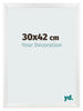 Photo Frame 30x42cm White Vintage MDF Pisa Front Size | Yourdecoration.co.uk