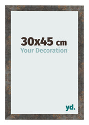 Photo Frame 30x45 cm Oxidized Metal MDF Bologna Front Size | Yourdecoration.co.uk