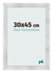 Photo Frame 30x45cm Aluminum Brushed MDF Pisa Front Size | Yourdecoration.co.uk