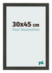 Photo Frame 30x45cm Anthracite MDF Bologna Front Size | Yourdecoration.co.uk