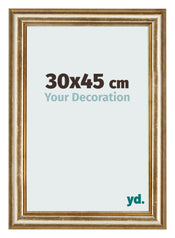 Photo Frame 30x45cm Gold Antique MDF Lazio Front Size | Yourdecoration.co.uk