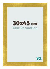 Photo Frame 30x45cm Gold Vintage MDF Pisa Front Size | Yourdecoration.co.uk