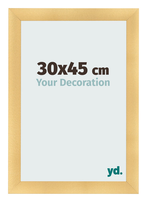 Photo Frame 30x45cm Gold Vintage MDF Pisa Front Size | Yourdecoration.co.uk