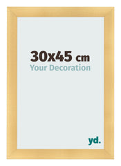 Photo Frame 30x45cm Gold Vintage MDF Pisa Front Size | Yourdecoration.co.uk