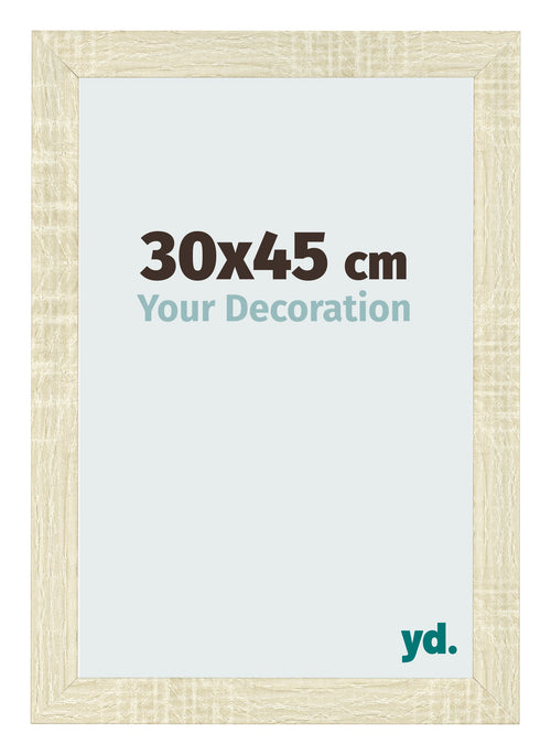 Photo Frame 30x45cm Sonoma Oak MDF Pisa Front Size | Yourdecoration.co.uk
