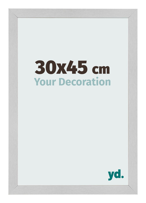 Photo Frame 30x45cm Stainless Steel MDF Bologna Front Size | Yourdecoration.co.uk
