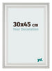 Photo Frame 30x45cm White Swept MDF Lazio Front Size | Yourdecoration.co.uk