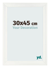 Photo Frame 30x45cm White Vintage MDF Pisa Front Size | Yourdecoration.co.uk