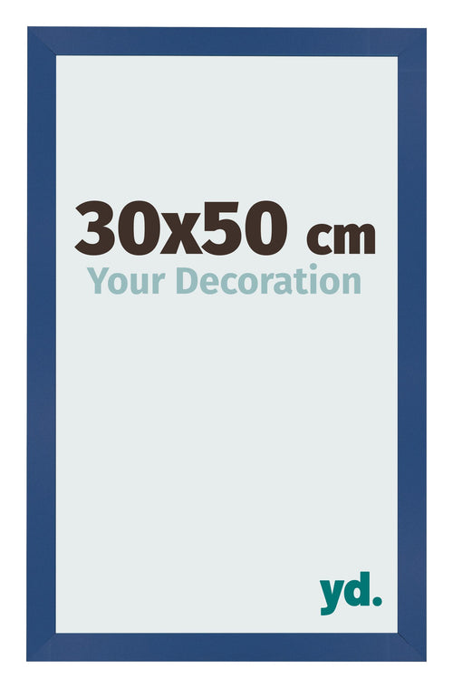 Photo Frame 30x50 cm Dark Blue MDF Bologna Front Size | Yourdecoration.co.uk