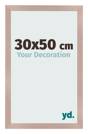 Photo Frame 30x50 cm Dusty Pink MDF Bologna Front Size | Yourdecoration.co.uk
