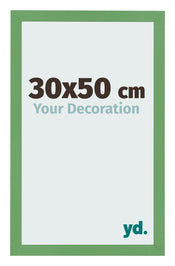 Photo Frame 30x50 cm Green MDF Bologna Front Size | Yourdecoration.co.uk