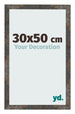 Photo Frame 30x50 cm Oxidized Metal MDF Bologna Front Size | Yourdecoration.co.uk