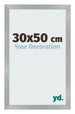 Photo Frame 30x50cm Aluminum Brushed MDF Bologna Front Size | Yourdecoration.co.uk