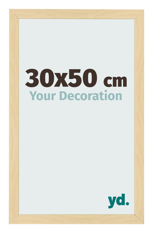 Photo Frame 30x50cm Beech Design MDF Bologna Front Size | Yourdecoration.co.uk