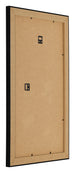 Photo Frame 30x50cm Black Silver Polished MDF Pisa Back Oblique | Yourdecoration.co.uk