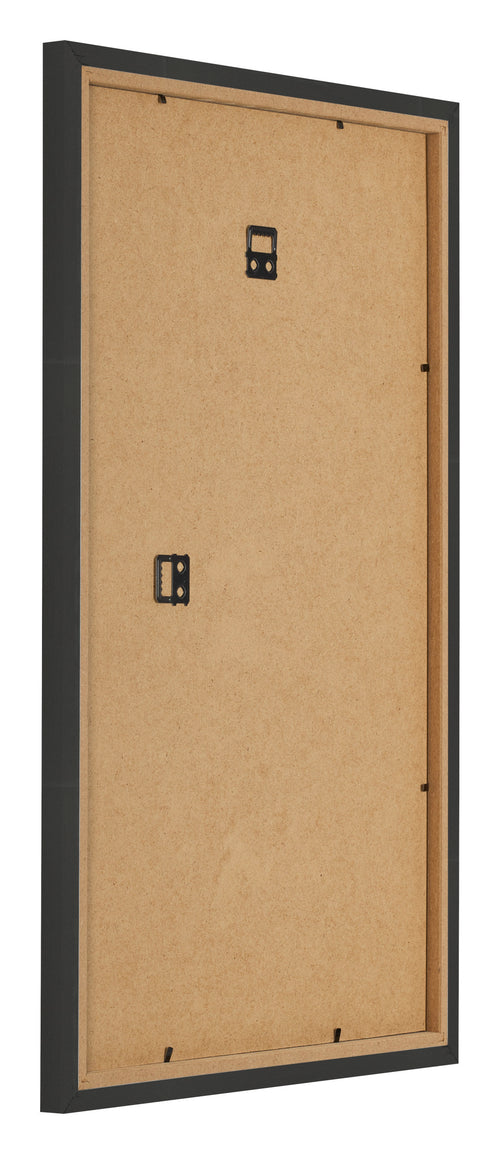 Photo Frame 30x50cm Black Woodgrain MDF Bologna Back Oblique | Yourdecoration.co.uk