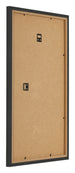 Photo Frame 30x50cm Black Woodgrain MDF Bologna Back Oblique | Yourdecoration.co.uk